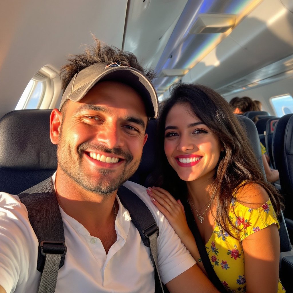 guy on a plane to meet filipina